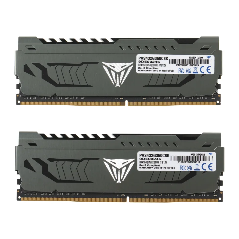 Оперативная память Patriot Viper Steel 2x16GB DDR4 PC4-28800 (PVS432G360C8K)