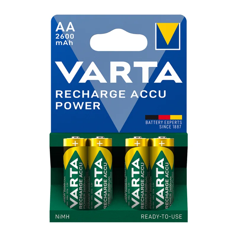 Аккумулятор Varta 5716 Ready2Use AA 2600mAh BL4 4pcs/Pack