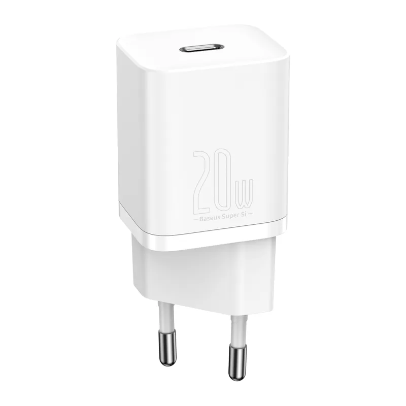 Сетевое зарядное устройство Baseus Super Si 20W EU White (TZCCSUP-B02)