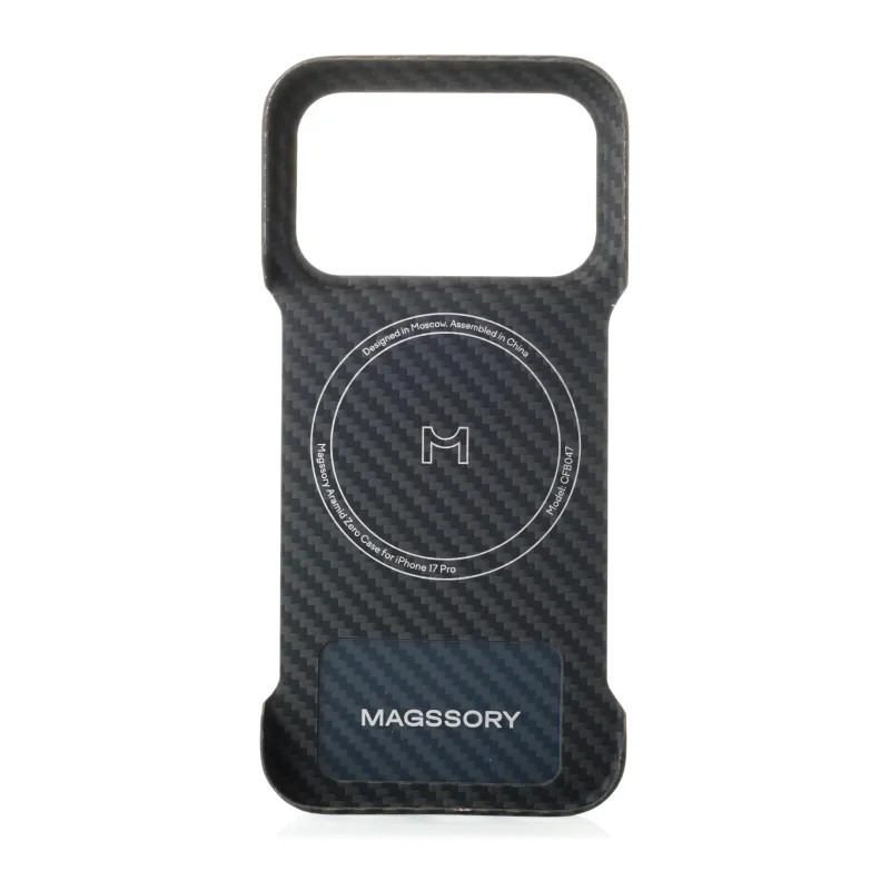 Чехол для смартфона Magssory Aramid Zero Case для iPhone 17 Pro черный (CFB047)