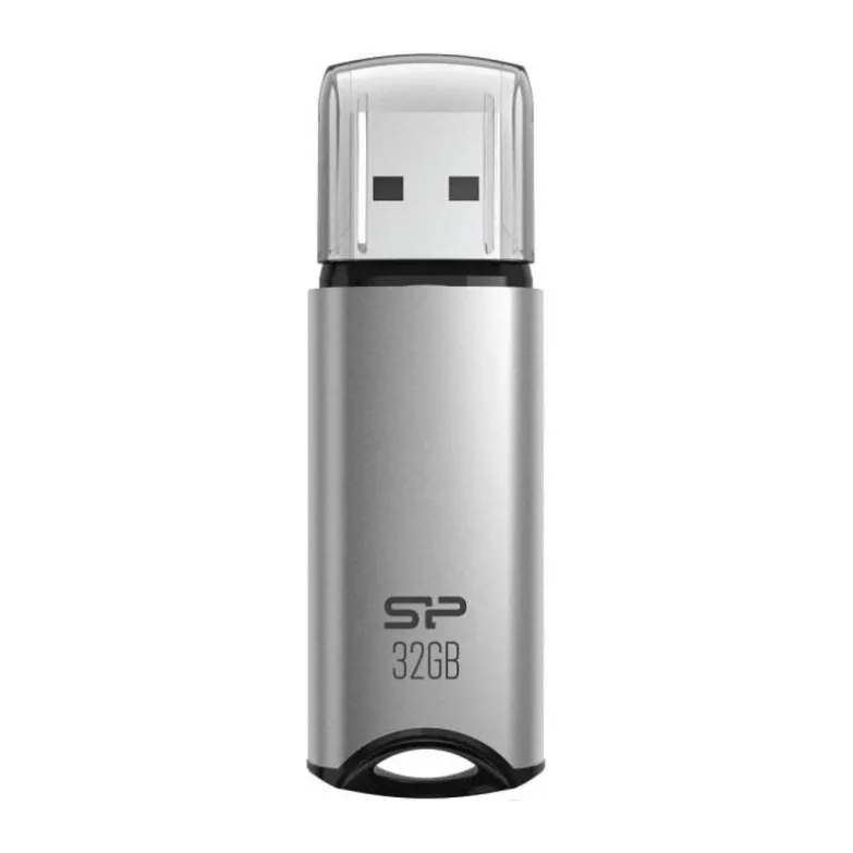 USB Flash-накопитель Silicon-Power Marvel M02 32GB серебристый (SP032GBUF3M02V1S)
