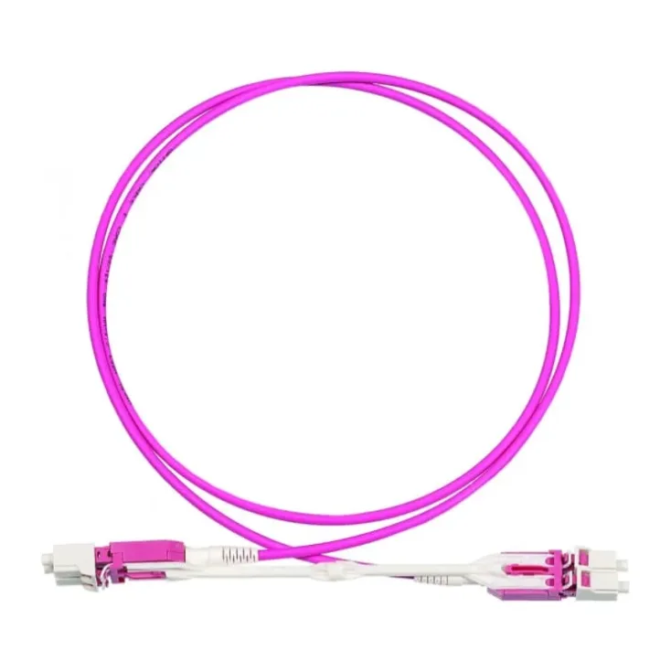 Патч-корд Lanmaster LAN-2LC-2LC/OM4H-2.0 розовый