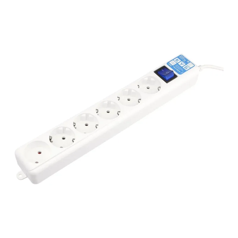 Сетевой фильтр Power Cube SPL(5+1)-16B-P-3М-WHITE