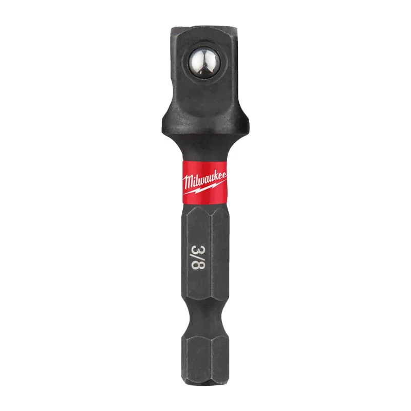 Адаптер ударный для головок Milwaukee Shockwave 1/4" HEX-3/8" квадратный (4932478054)