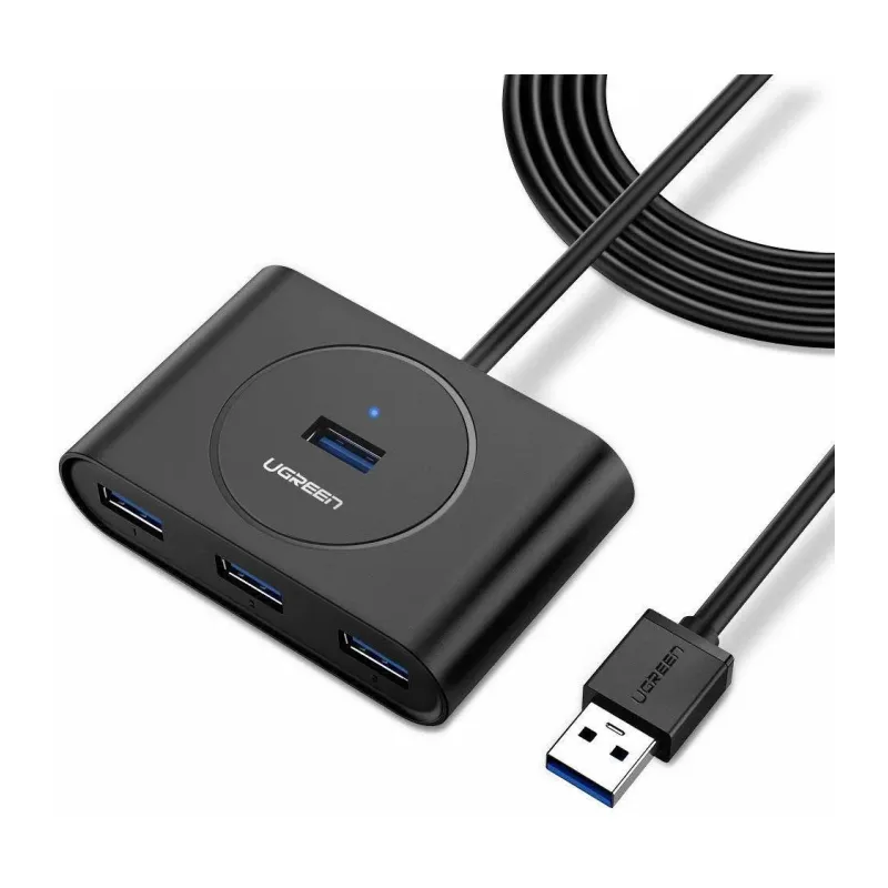 USB-хаб Ugreen CR113-20290 Black (20290)