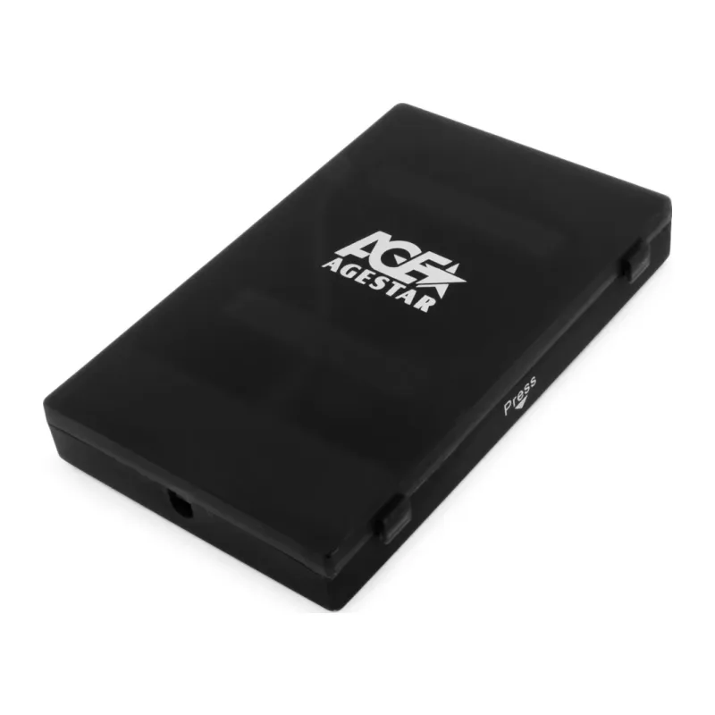 Бокс для накопителя AgeStar SUBCP1 Black