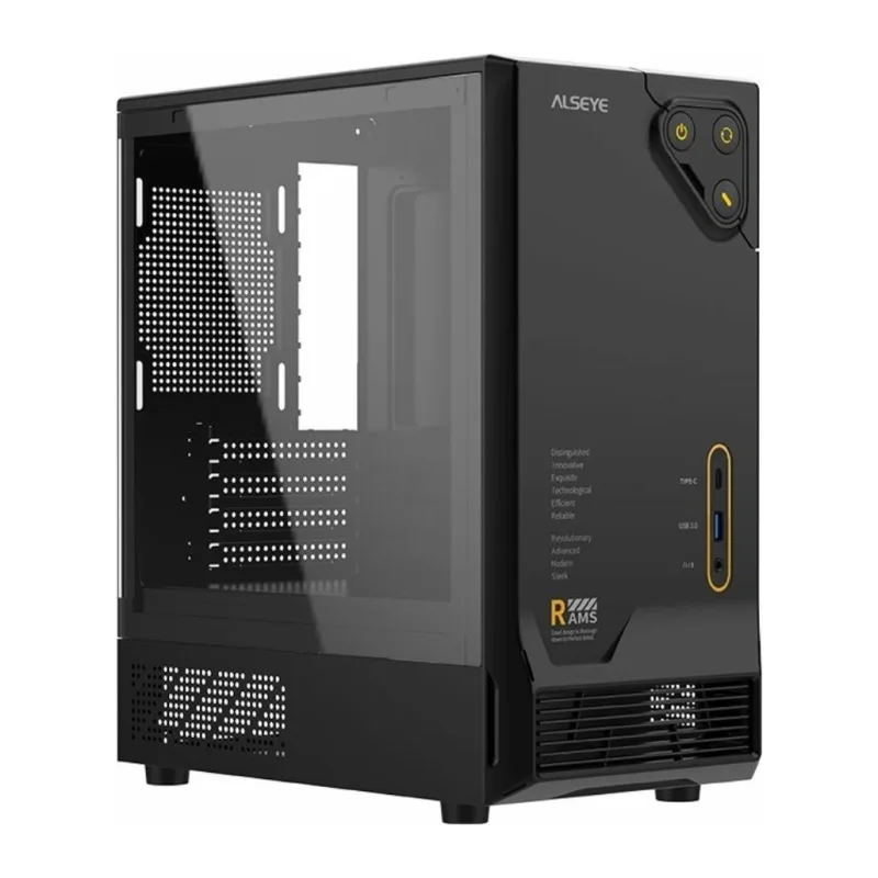 Корпус Alseye RAMS 1.0 без БП Black Type-C (AS.07.0259)