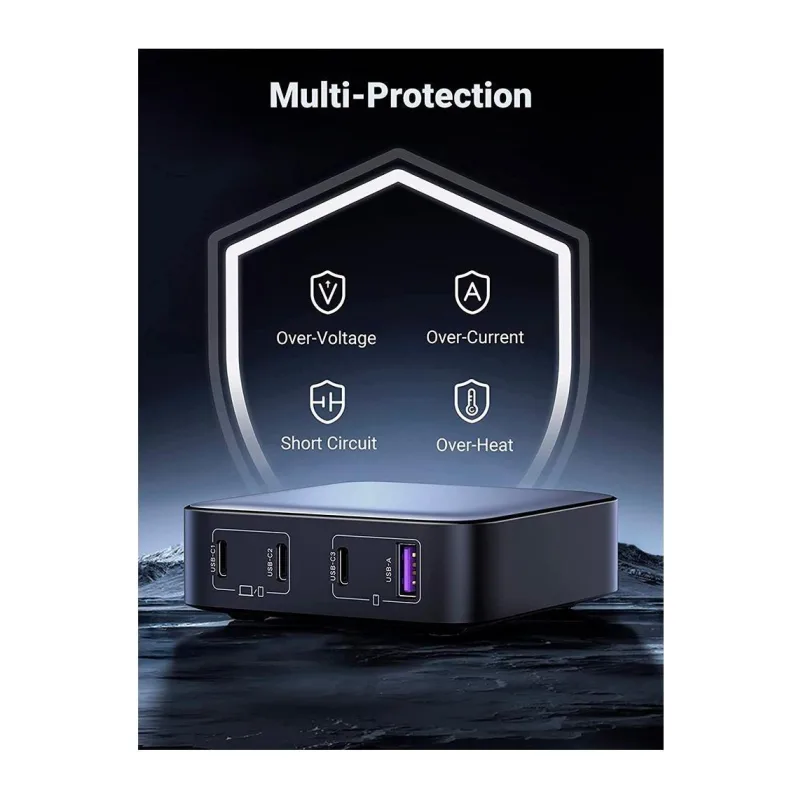 Сетевое зарядное устройство Ugreen CD328-90928 Space Gray (90928)