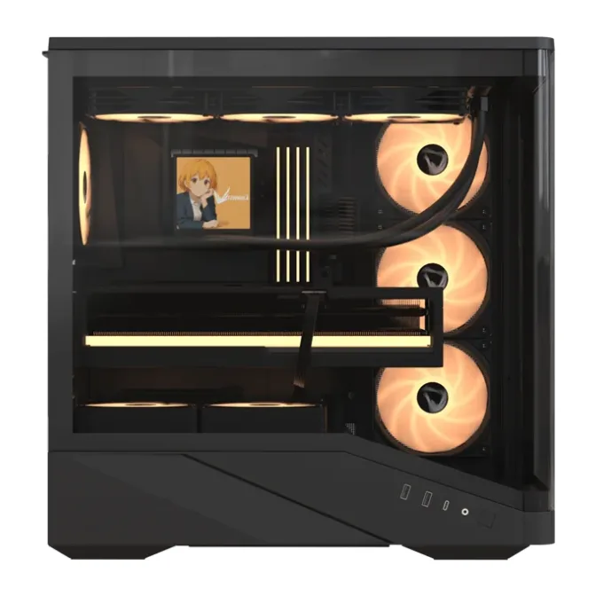 Корпус Formula V Line Crystal U9 PA без БП Black