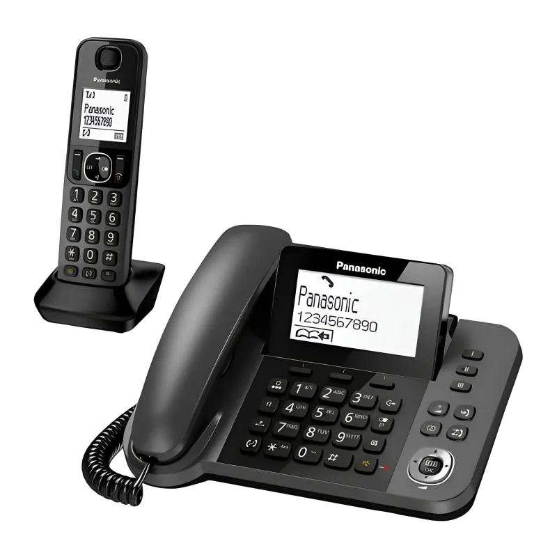 Радиотелефон DECT Panasonic KX-TGF310RUM серый металлик