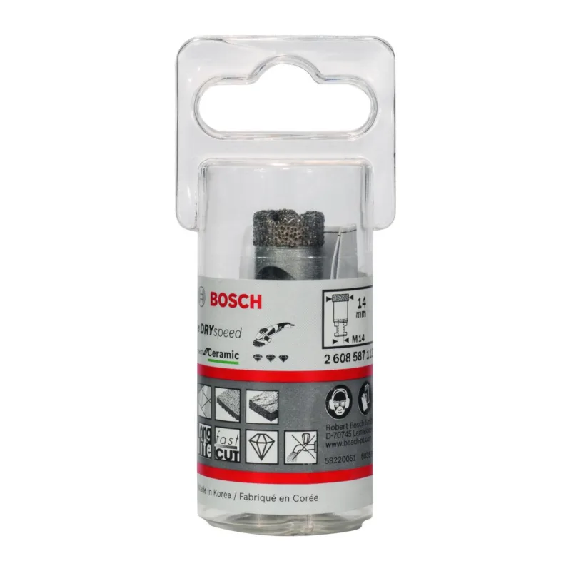 Алмазная коронка Bosch М 14мм Dry Speed 2.608.587.113