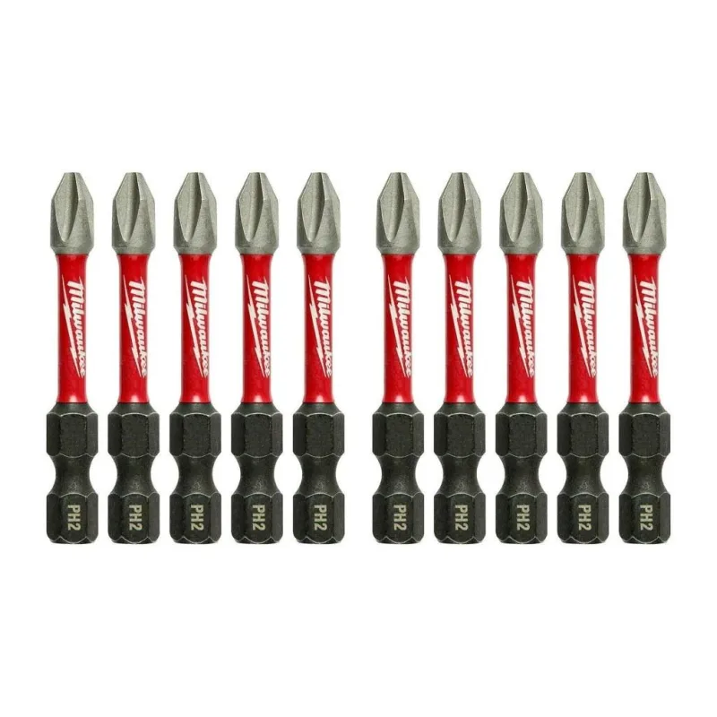 Бита Milwaukee Shockwave PH2 50 мм 10шт (4932430855)