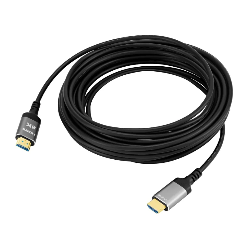 Кабель Digma HDMI (m)/HDMI (m) 20 м черный (HDMI-AOC2.1-20)