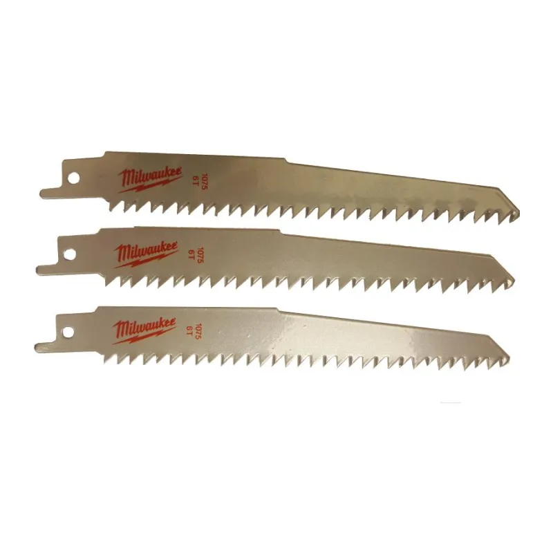 Полотно для сабельной пилы Milwaukee Sawzall S644D 150х6 3шт (48001075)
