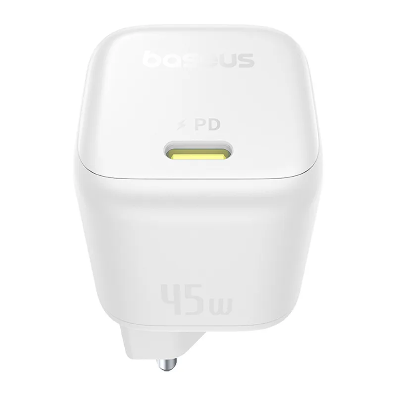 Сетевое зарядное устройство Baseus PicoGo 45W EU Moon White (P10176800213-00)
