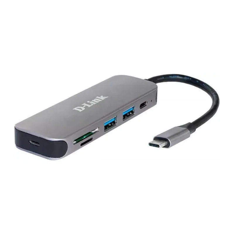USB-хаб D-Link DUB-2325/A2A черный
