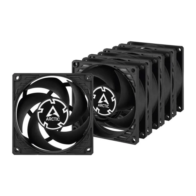 Комплект вентиляторов для корпуса Arctic P8 Silent Black 5шт (ACFAN00301A)