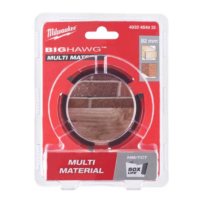 Коронка Milwaukee Big Hawg 82мм (4932464932)