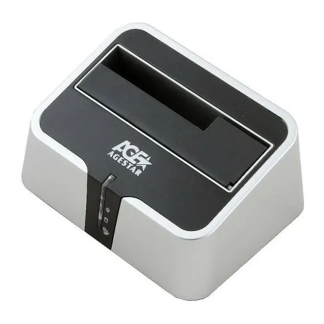 Док-станция AgeStar 3UBT2 серебристый