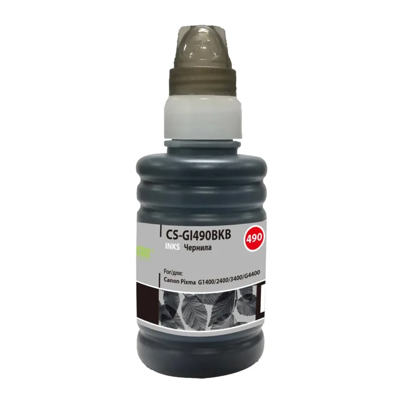 Чернила Cactus CS-GI490BKB черный