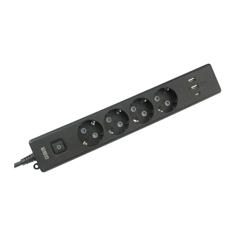 Удлинитель Power Cube PC-7B-2M черный