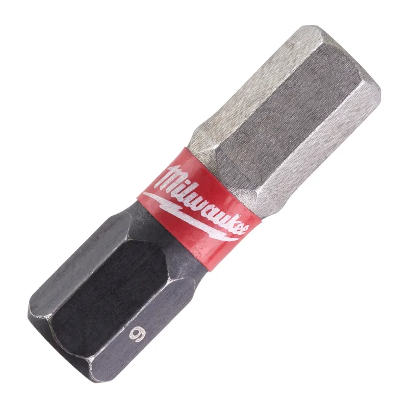 Бита Milwaukee Shockwave Hex6 25мм 3шт (4932500382)