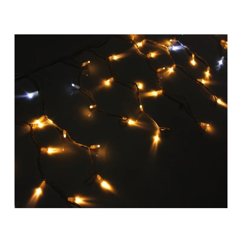 Светодиодная гирлянда ULED Бахрома ULED-LG-90-220V-(B-F-WW/W)