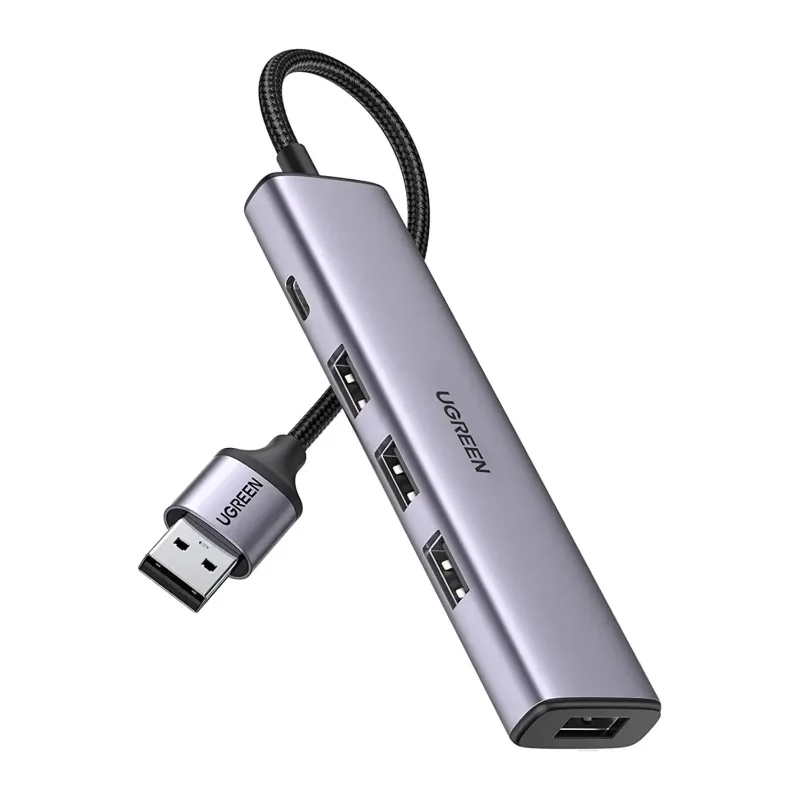 USB-хаб Ugreen CM473-20805 Space Gray (20805)