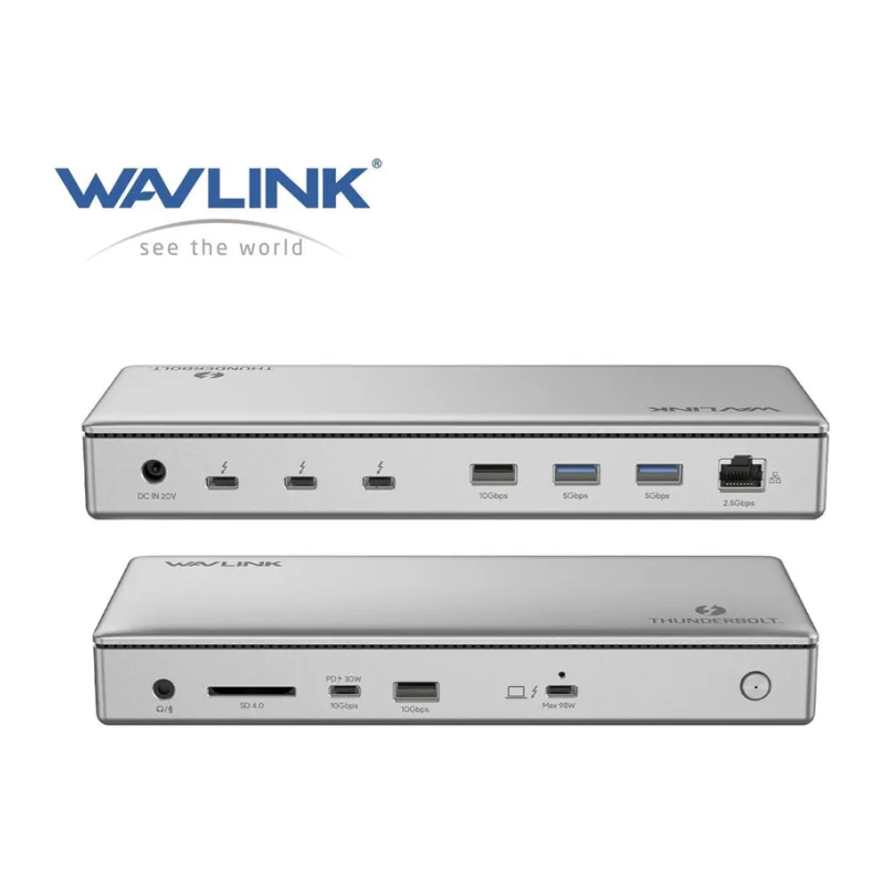 Док-станция Wavlink Thunderbolt 4 Dual Display (WL-UTD43 Pro)