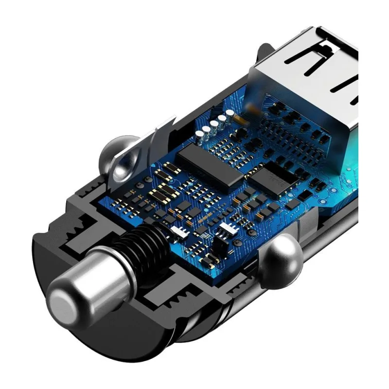 Автомобильное зарядное Baseus QuickCharge3 Black (CCALL-DS01)