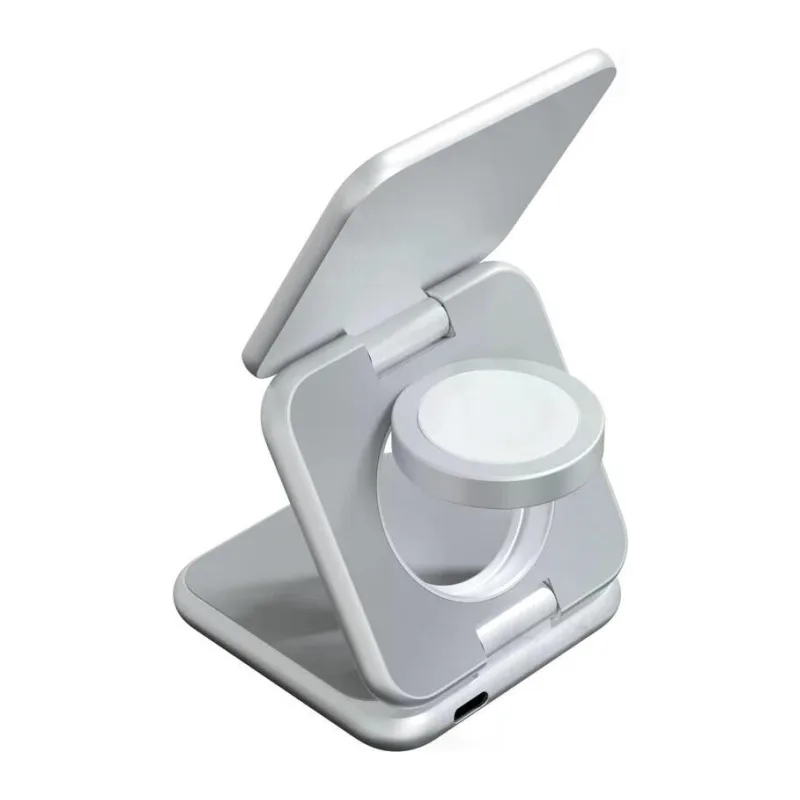 Беспроводное зарядное устройство Magssory Fold Pro WCH063 Silver (WCH063s)
