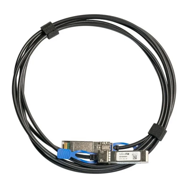 Патч-корд MikroTik XS+DA0001 1м черный