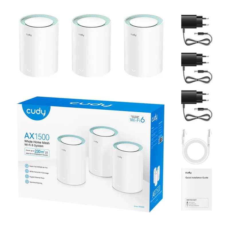 Маршрутизатор Cudy M1500 3-Pack