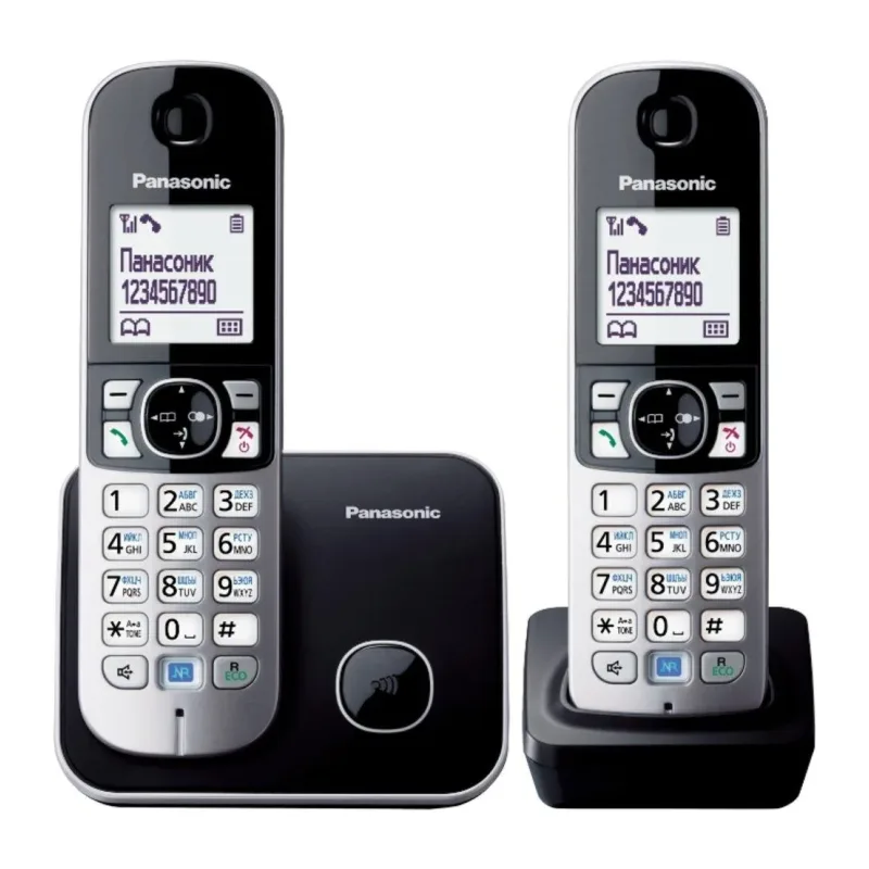 Радиотелефон DECT Panasonic KX-TG6812RU черный