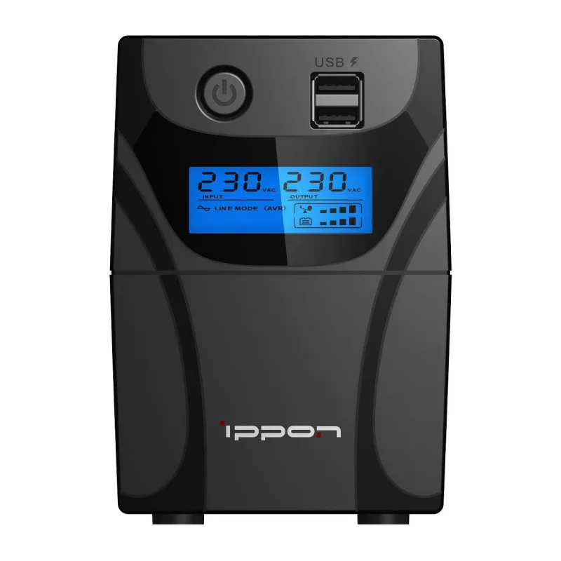 Источник бесперебойного питания Ippon Power Pro II 600 360Вт 600ВА черный (1030300)