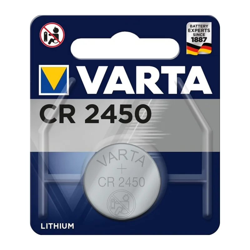 Батарейка Varta Lithium 6450 CR 2450 BL1 1pcs/Pack