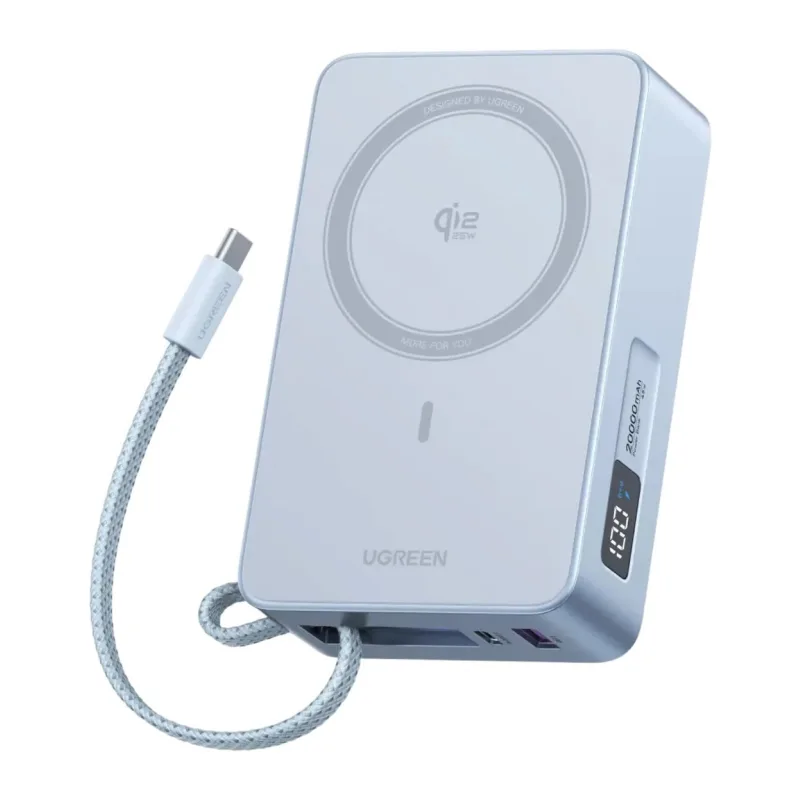 Портативное зарядное устройство Ugreen PB775 Light Blue (65959)