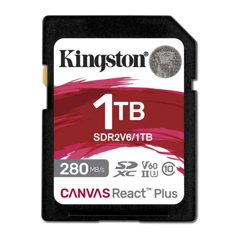 Карта памяти Kingston Canvas React Plus SDXC 1TB (SDR2V6/1TB)