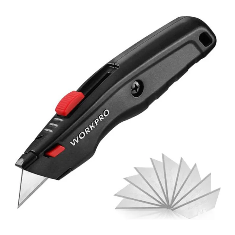 Нож строительный WorkPro WP213008 черный