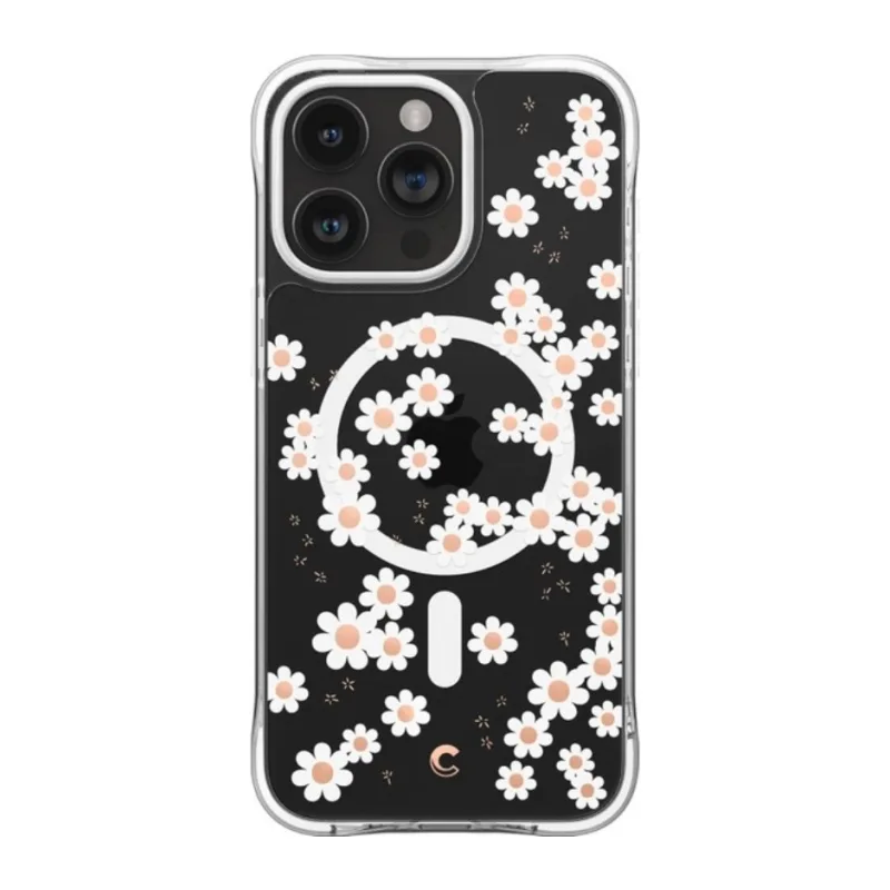 Чехол для телефона Spigen Cyrill Cecile Mag для iPhone 15 Pro White Daisy (ACS06759)