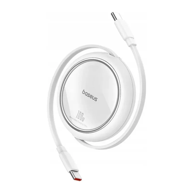 Кабель Baseus Free2Pull Mini USB-C-USB-C 1.5m Moon White (P10364500213-01)