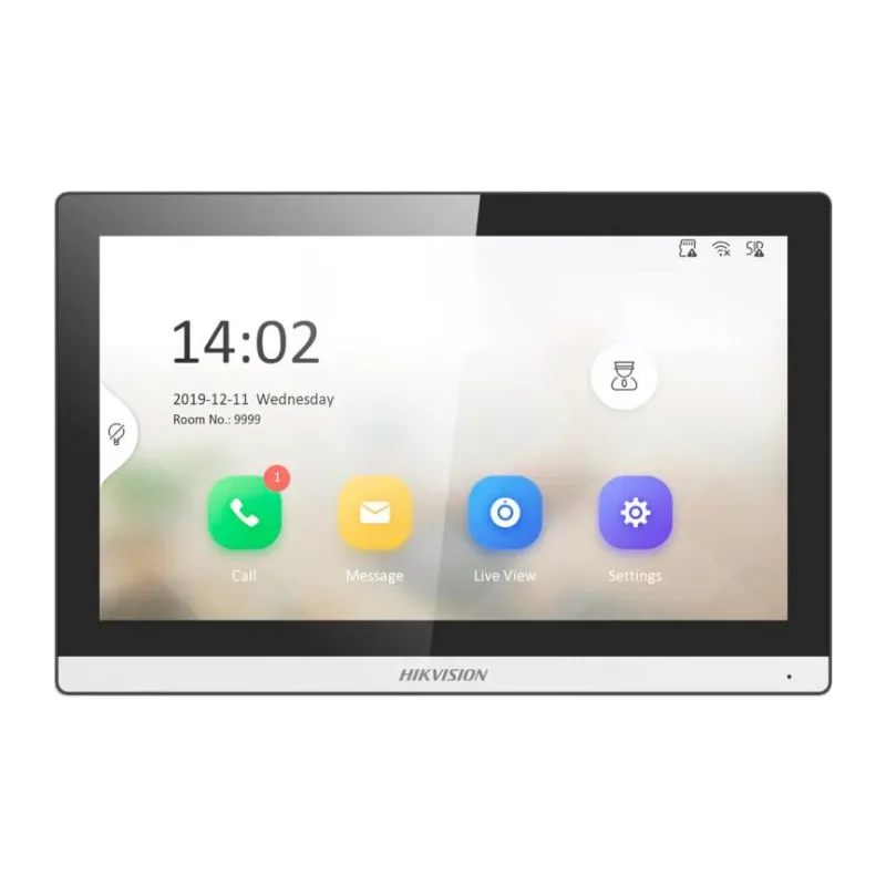Видеодомофон Hikvision DS-KH6350-WTE1 белый