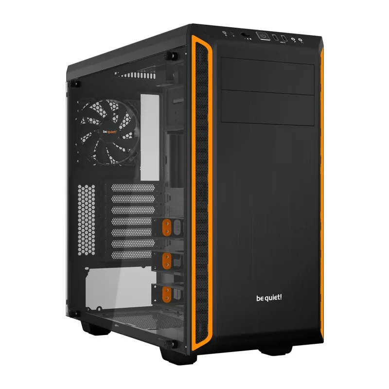 Корпус be quiet! Pure Base 600 с окном черный/оранжевый (BGW20)
