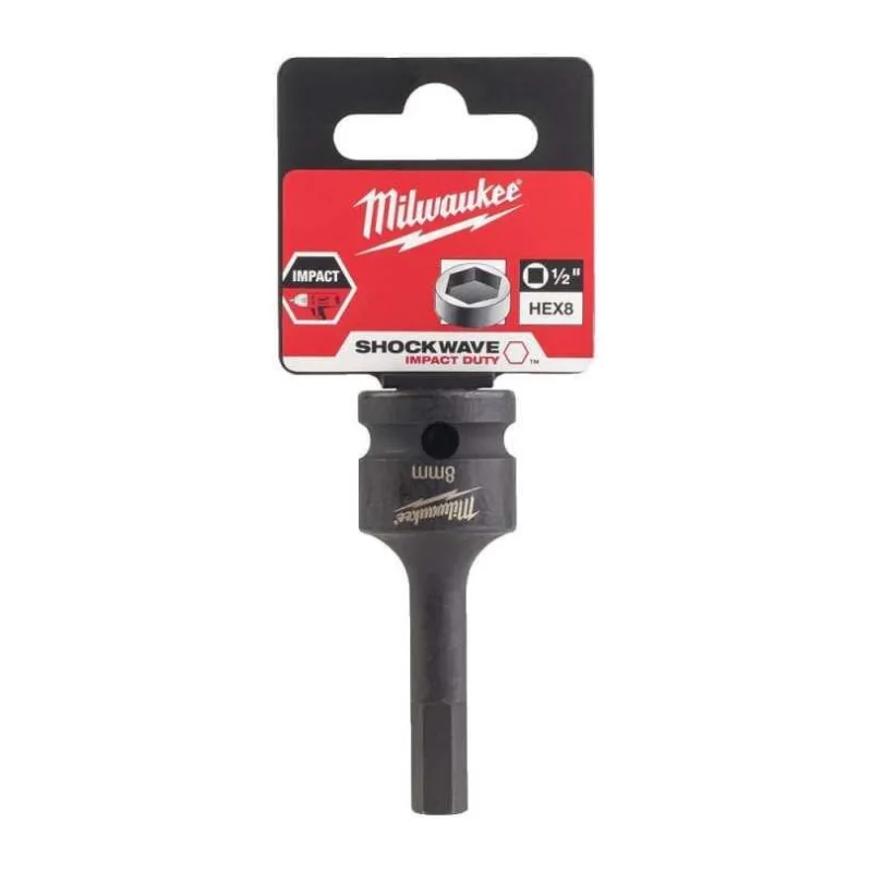 Головка ударная Milwaukee 1/2" Shockwave HEX8 (4932478065)