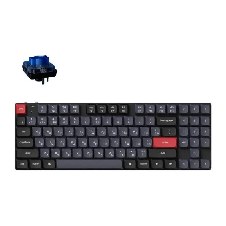 Клавиатура Keychron K13 Pro RGB Gateron Low Profile Blue (K13P-H2-RU)