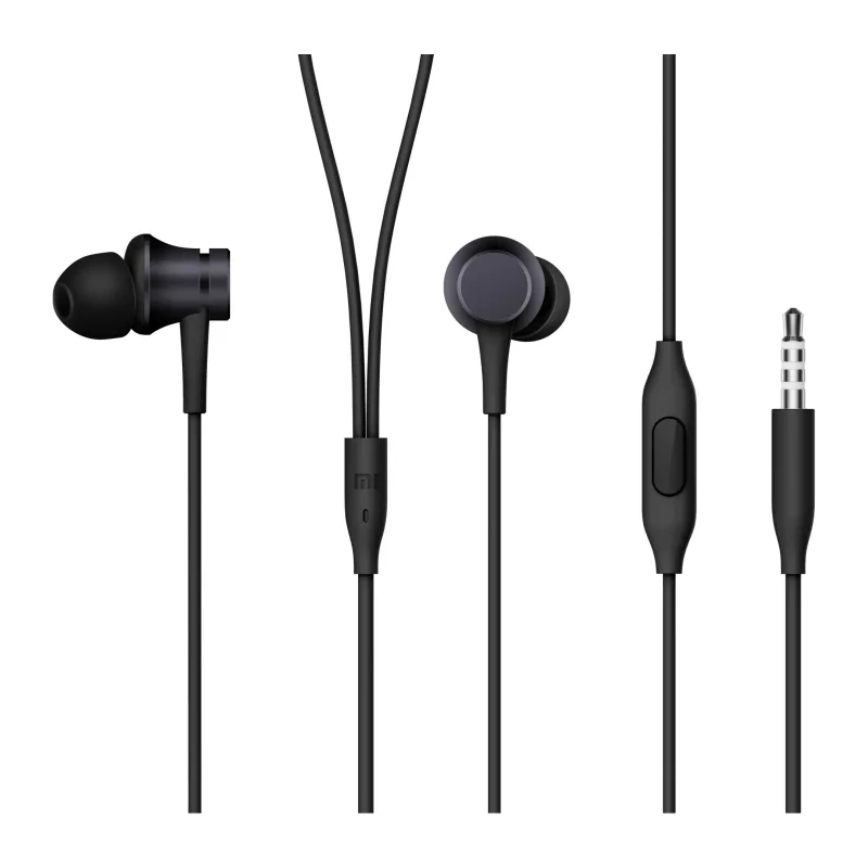 Наушники Xiaomi Mi In-Ear Headphones Basic HSEJ03JY Global черный (ZBW4354TY)