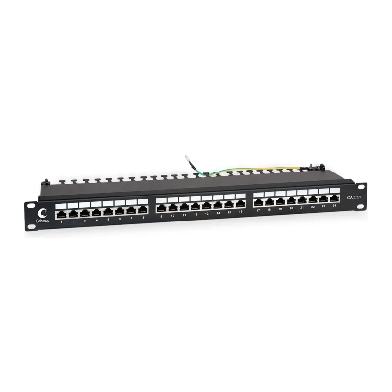 Патч-панель Cabeus PL-24-Cat.5e-SH-Dual