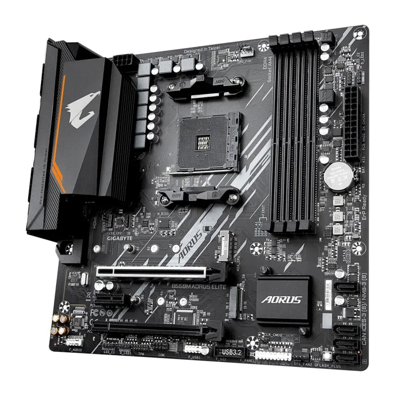 Материнская плата GigaByte B550M Aorus Elite rev. 1.0