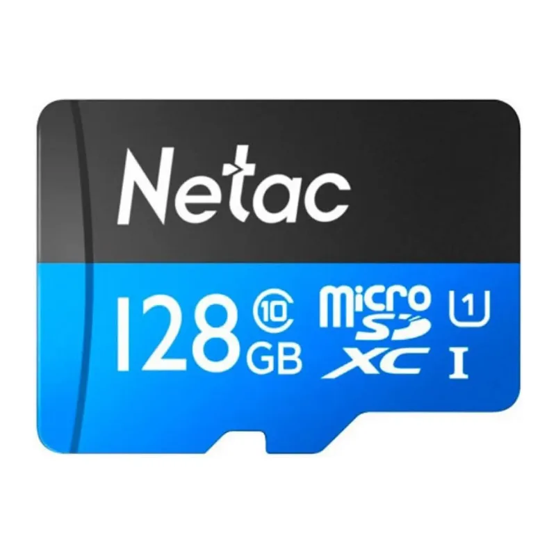 Карта памяти Netac MicroSDXC128GB Class 10 UHS-I U1 P500 Standard + адаптер (NT02P500STN-128G-R)
