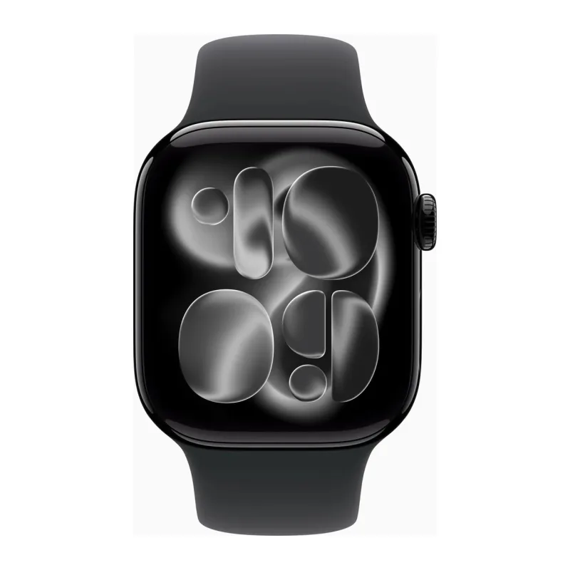 Умные часы Apple Watch Series 11 GPS 42mm Jet Black Al Case Black Sport Band M/L A3331 CN (MEQU4X/A)